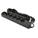 Patron Мережевий фільтр живлення Patron 10 m3*1mm2 (SP-10610) 6 розеток BLACK (EXT-PN-SP-10610)