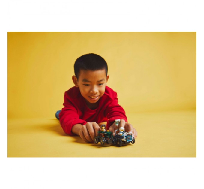 Конструктор LEGO City Літак проти лікарняного ліжка - Набір для перегонів (60459)