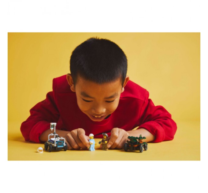 Конструктор LEGO City Літак проти лікарняного ліжка - Набір для перегонів (60459)