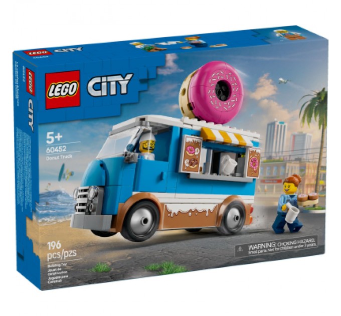Конструктор LEGO City Вантажівка з пончиками (60452)