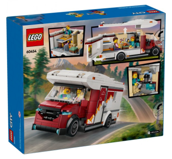 Конструктор LEGO City Пригодницький будинок на колесах для відпустки (60454)