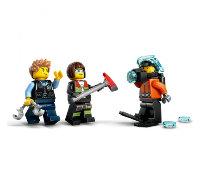 Конструктор LEGO City Ремікс вертольотів, пожежних машин і підводних човнів (60462)