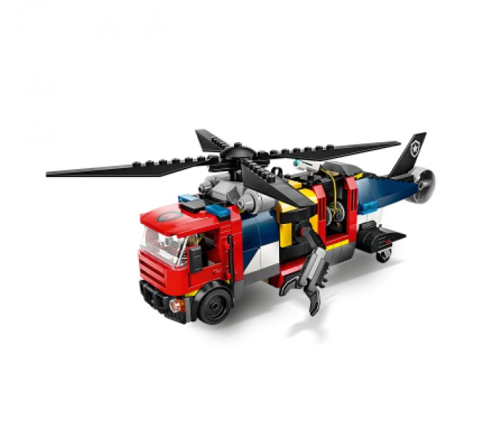 Конструктор LEGO City Ремікс вертольотів, пожежних машин і підводних човнів (60462)