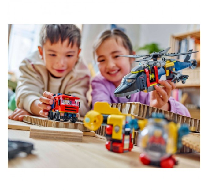 Конструктор LEGO City Ремікс вертольотів, пожежних машин і підводних човнів (60462)
