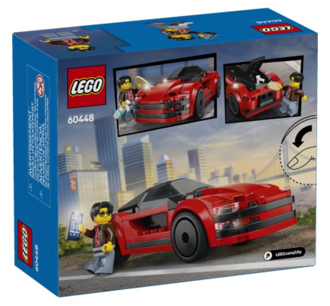 Конструктор LEGO City Червоний спортивний автомобіль (60448)