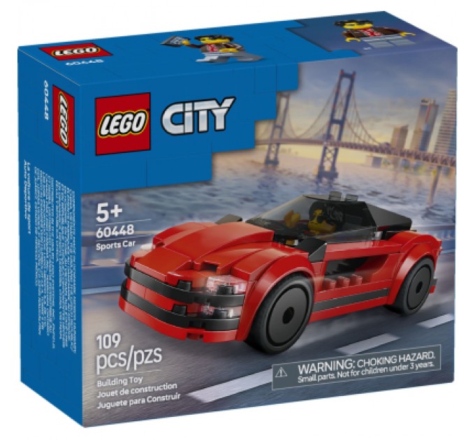 Конструктор LEGO City Червоний спортивний автомобіль (60448)