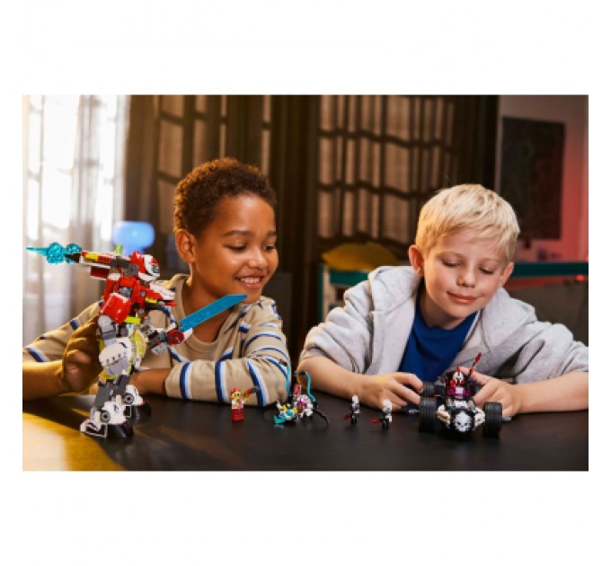 Конструктор LEGO DREAMZzz Робот-тигр Купера та Хот-род авто Зеро (71497)