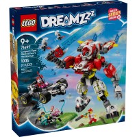 Конструктор LEGO DREAMZzz Робот-тигр Купера та Хот-род авто Зеро (71497)