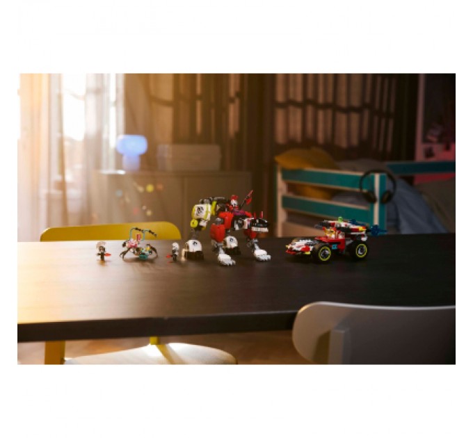 Конструктор LEGO DREAMZzz Робот-тигр Купера та Хот-род авто Зеро (71497)