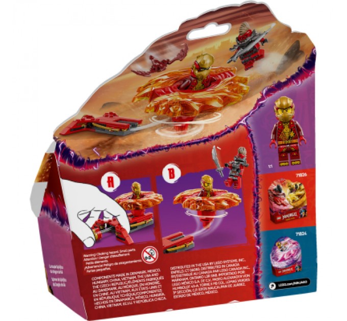 Конструктор LEGO Ninjago Дракон Кая Спін-джитсу (71823)