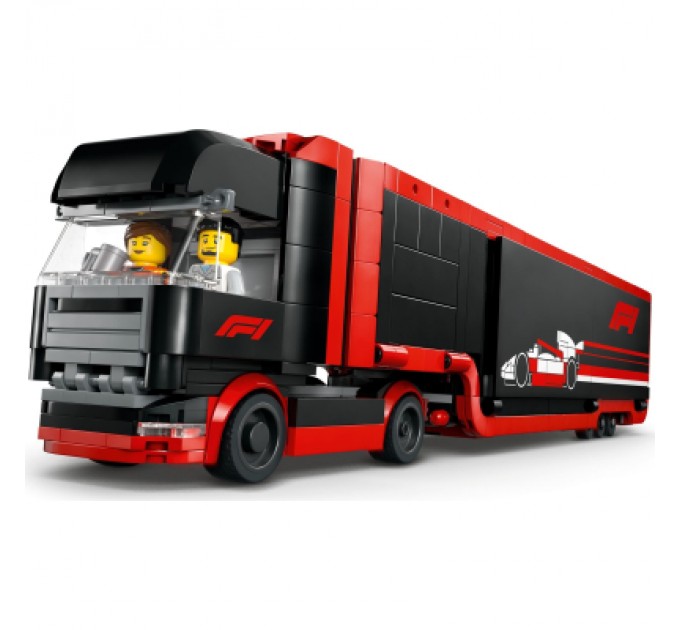 Конструктор LEGO City Вантажівка F1 з автомобілями RB20 та AMR24 (60445)