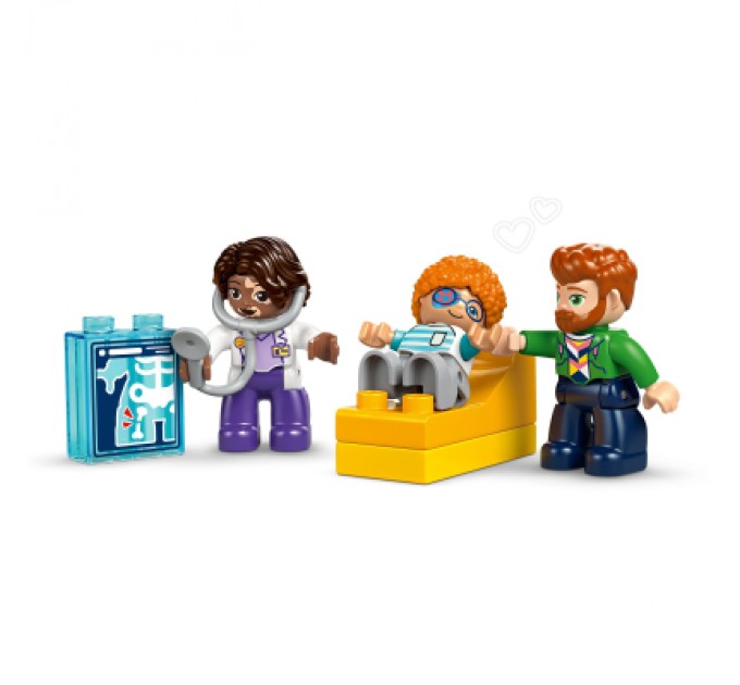 Конструктор LEGO DUPLO Town Уперше: візит до лікаря (10449)