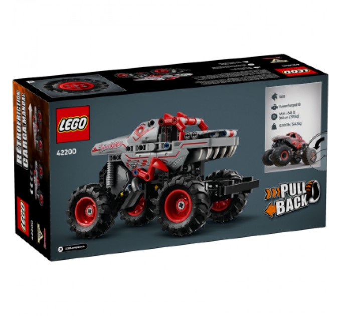 LEGO Конструктор LEGO Technic Monster Jam ThunderROARus з інерційним двигуном (42200)