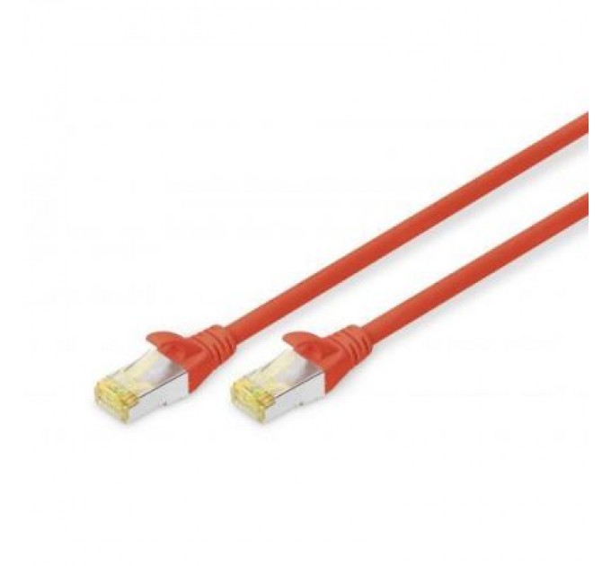 Digitus Патч-корд 0.5м, CAT 6a S-FTP, AWG 26/7, Cu, LSZH, red Digitus (DK-1644-A-005/R)