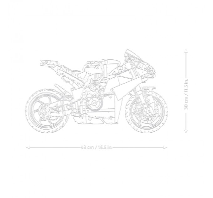 Конструктор LEGO Technic Мотоцикл Ducati Panigale V4 S (42202)