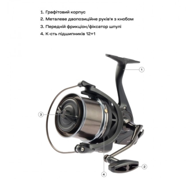 Котушка Brain Mission SE Reel 9000 12+1 BB 4.11 (1858.47.11)