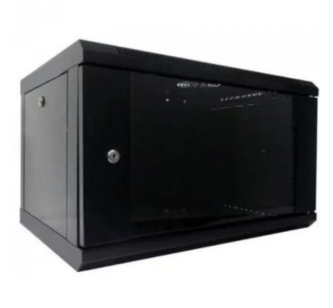Шафа настінна Hypernet 6U 19" 600x500 (WMNC-500-6U-FLAT-BLACK)