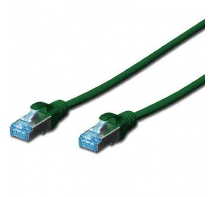 Патч-корд Digitus 2м, cat.5e, SF-UTP, AWG 26/7, green (DK-1531-020/G)