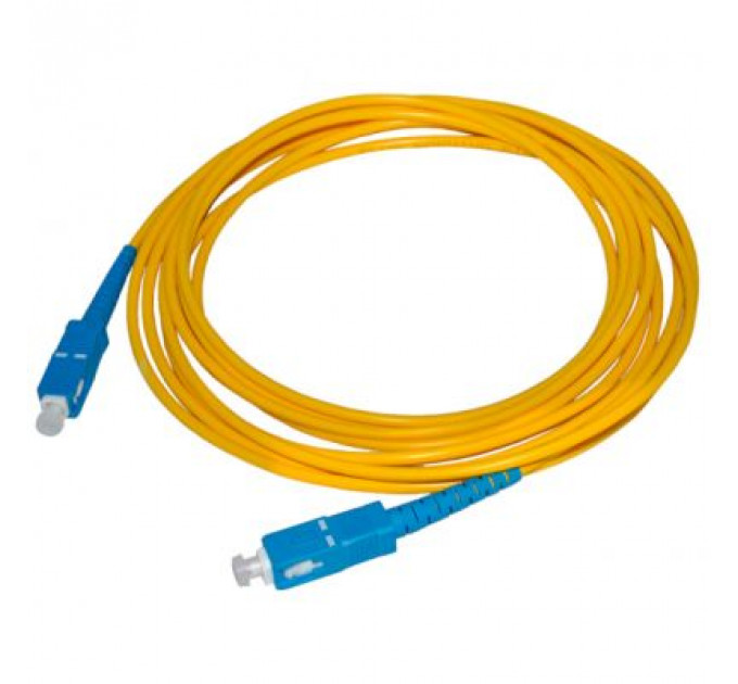 Оптичний патчкорд SC/UPC-SC/UPC SingleMode Simplex 1m 3,0mm Premium Voltronic (15469)