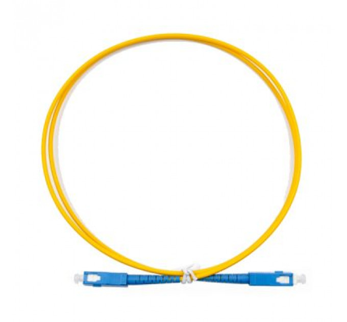 Оптичний патчкорд SC/UPC-SC/UPC SingleMode Simplex 3m 3,0mm Premium Voltronic (15459)