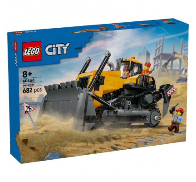Конструктор LEGO City Жовтий бульдозер (60466)