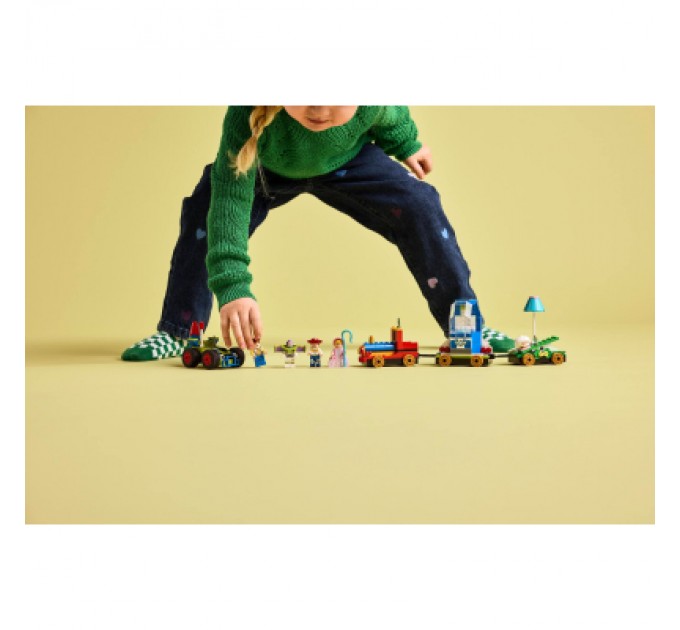 Конструктор LEGO Disney та Pixar Святкування з Історії іграшок: поїзд та авто для гонок (43264)