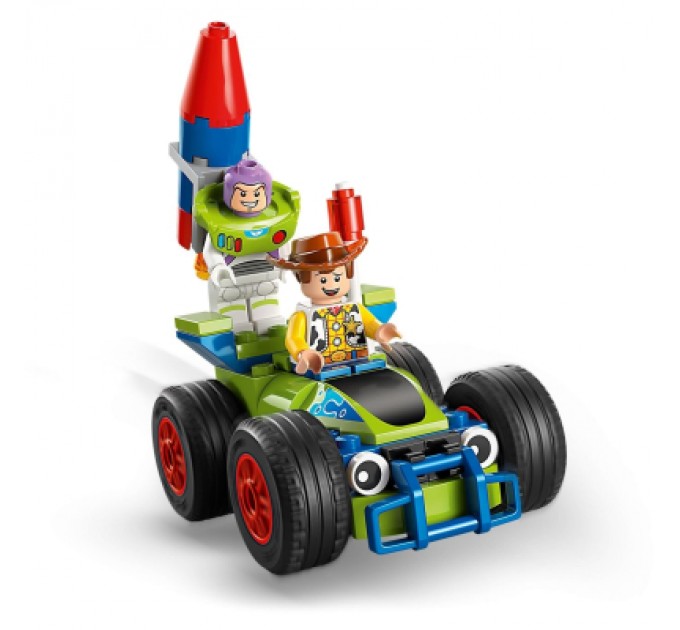 Конструктор LEGO Disney та Pixar Святкування з Історії іграшок: поїзд та авто для гонок (43264)