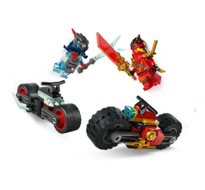 Конструктор LEGO NINJAGO Швидкісна гонка Кая на мотоциклі (71838)