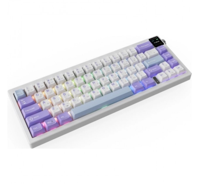 Клавіатура Ajazz AK650 Flying Fish Switch Purple RGB USB/Wireless/Bluetooth UA Purple (AK650-FF-PWB)