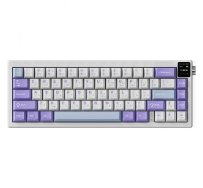 Клавіатура Ajazz AK650 Flying Fish Switch Purple RGB USB/Wireless/Bluetooth UA Purple (AK650-FF-PWB)