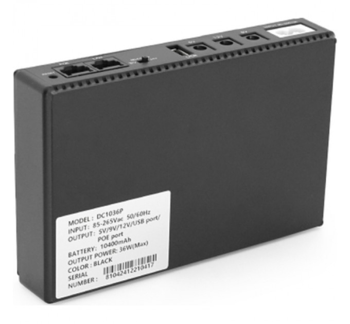 Green Wave Пристрій безперебійного живлення Green Wave UPS-36W DC1036P-10