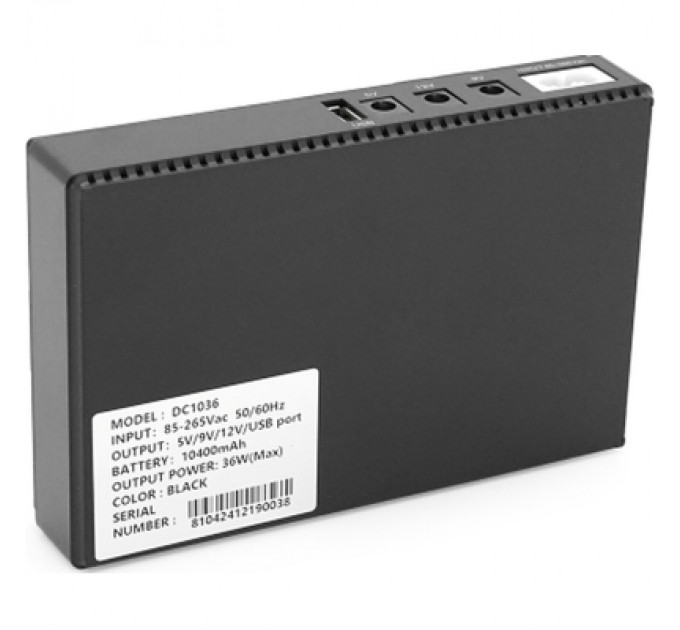 Green Wave Пристрій безперебійного живлення Green Wave UPS-36W DC1036-10