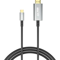Кабель мультимедійний USB-C to HDMI 1.8m GB019-CHDMI XO (GB019-CHDMI.tranish)