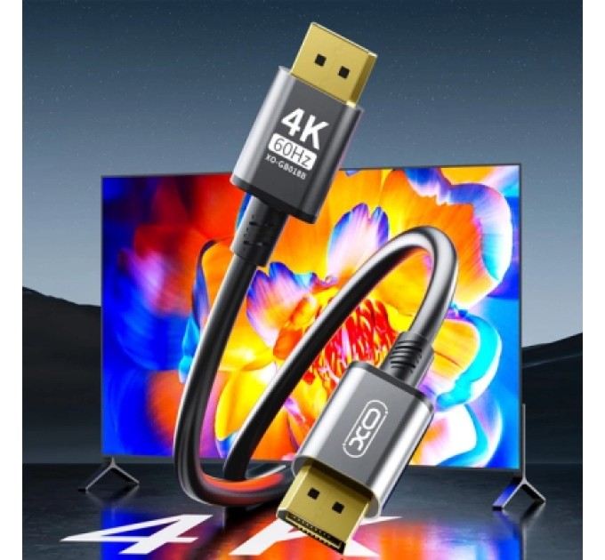 XO Кабель мультимедійний DisplayPort to DisplayPort 5.0m v1.2 tranish XO (GB018B-DP.tranish)