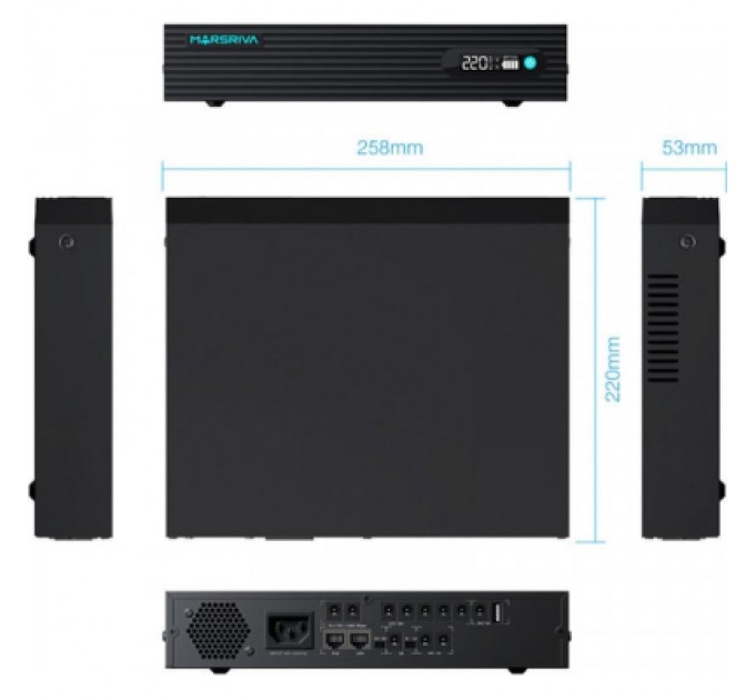 Marsriva Пристрій безперебійного живлення Marsriva KP9 (KP9_MARSRIVA)