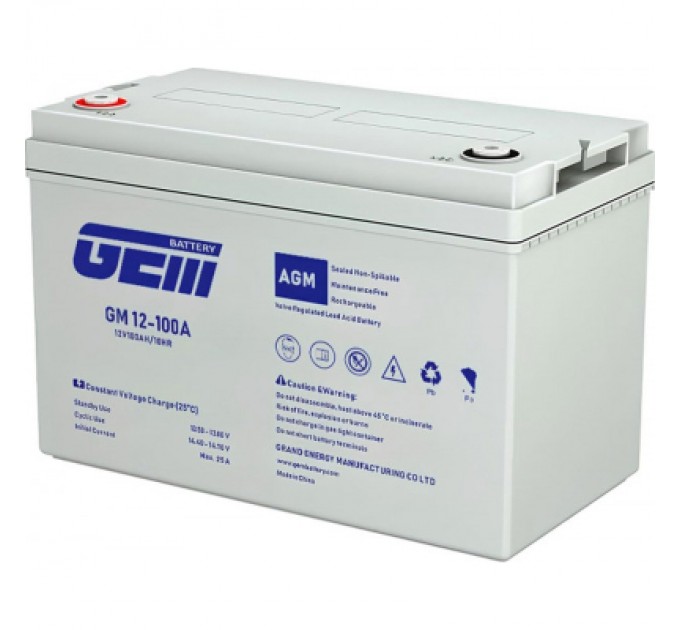 GEM Батарея до ДБЖ GEM GM 12V-100Ah (GM 12-100)