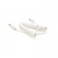 Кабель мультимедійний 3.5mm M to 3.5mm M 1.5m 90° corner white Voltronic (YT-AUXSGJ(M)/(M)-1.5-W)