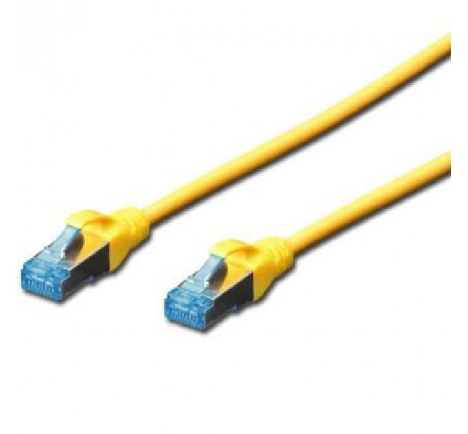 Патч-корд Digitus 5м, cat.5e, SF-UTP, AWG 26/7, yellow (DK-1531-050/Y)