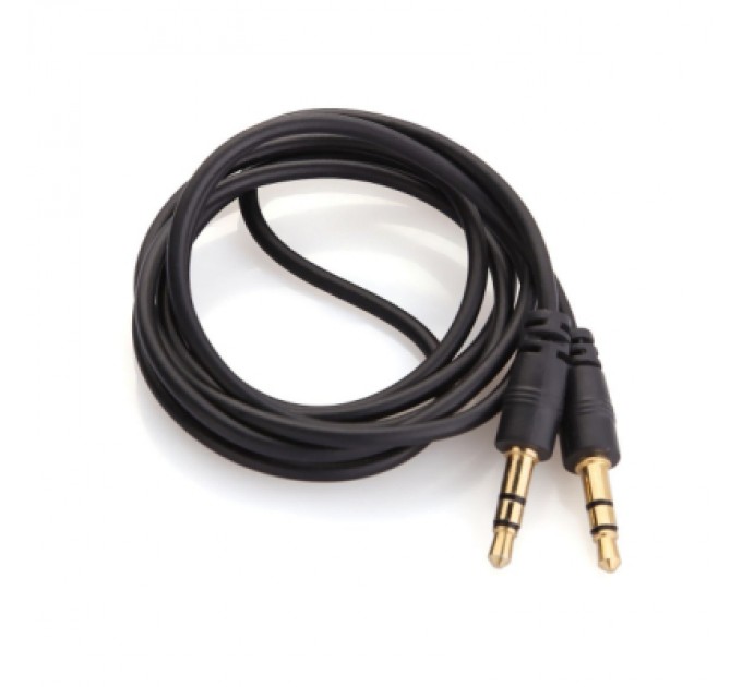 Voltronic Кабель мультимедійний 3.5mm M to 3.5mm M 5.0m black Voltronic (YT-AUXGJ(M)/(M)-5.0-B)
