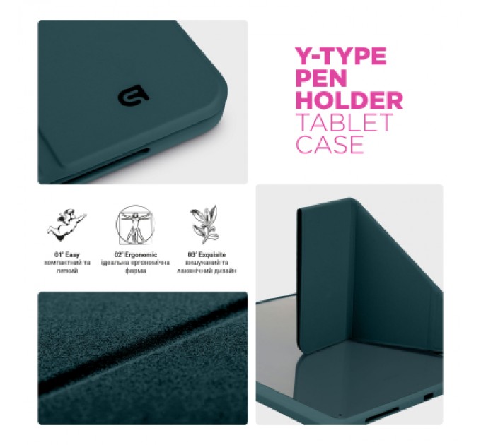 Armorstandart Чохол до планшета Armorstandart Y-Type PEN Samsung Galaxy Tab A9+ Pine Green (ARM85503)