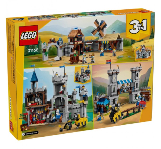 Конструктор LEGO Creator Середньовічний замок із лицарем на коні (31168)