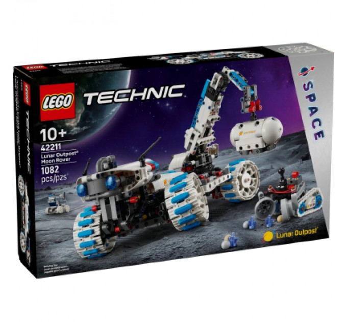 Конструктор LEGO Technic Місяцехід Lunar Outpost. Космічний корабель (42211)