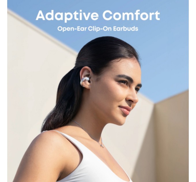 Навушники Anker SoundCore AeroClip White (A3388G21)