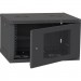 Ipcom Шафа настінна Ipcom 6U, 600*600, перфоровані дверцята, RAL9005 (СН-6U-060х060-ДП-9005)