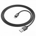 BOROFONE Дата кабель USB 2.0 AM to Micro 5P 1.0m black BOROFONE (6974443389029)