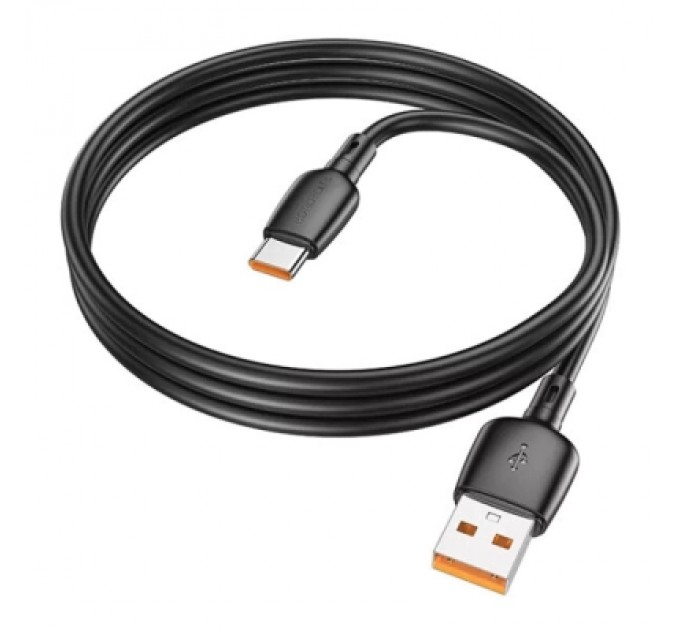 BOROFONE Дата кабель USB 2.0 AM to USB-C 100W black BOROFONE (6941991103179)