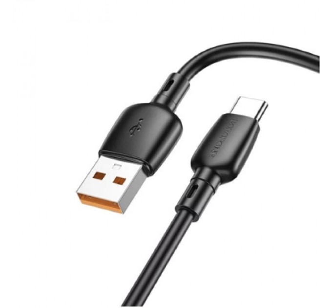 BOROFONE Дата кабель USB 2.0 AM to USB-C 100W black BOROFONE (6941991103179)