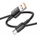 BOROFONE Дата кабель USB 2.0 AM to USB-C 100W black BOROFONE (6941991103179)