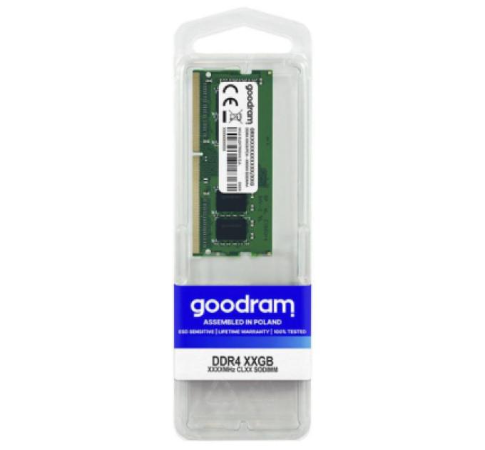 Goodram Модуль пам'яті для ноутбука SoDIMM DDR4 32GB 2666 MHz Goodram (GR2666S464L19/32G)
