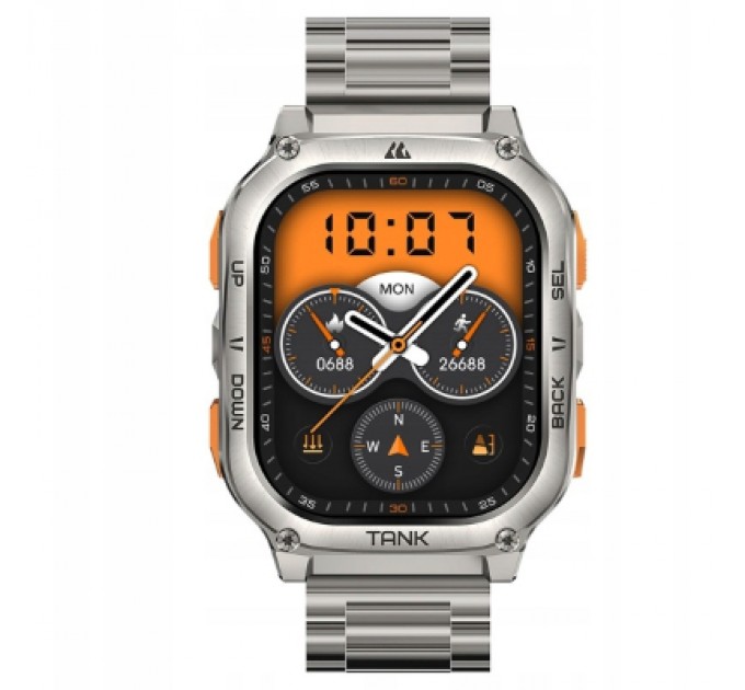 Смарт-годинник KOSPET Tank M3 ULTRA SE SILVER (6974958251071)